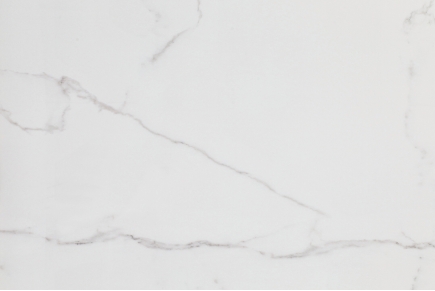 Glossy white marble with subtle grey veins - Glazed porcelain stone...