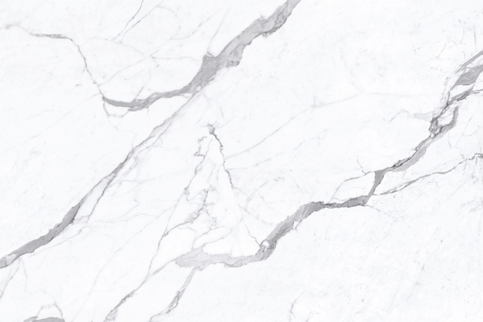 Matt Statuario marble with diagonal grey lines