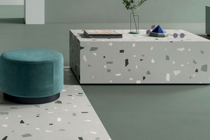 Terrazzo veneziano geometrico Grigio