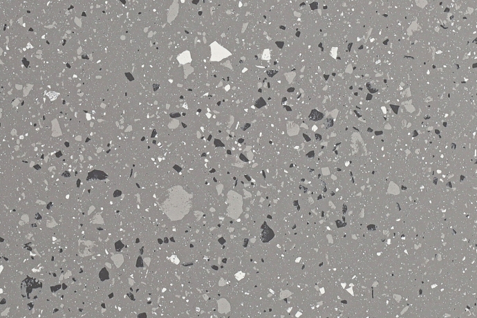 Anthrazit Terrazzo Ganzkörper Tech 14 mm Pleine masse