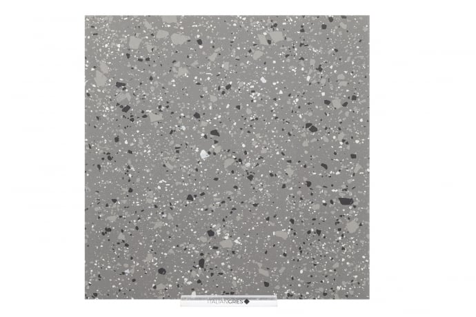 Terrazzo Anthracite Brillant Pleine masse