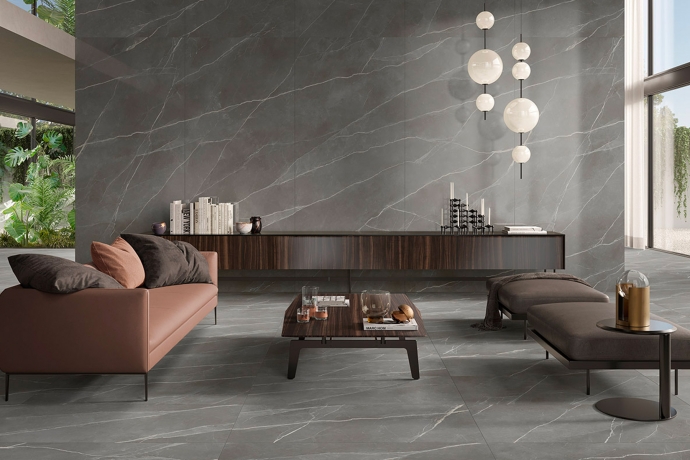 Matt Royal grey marble slabs - ItalianGres