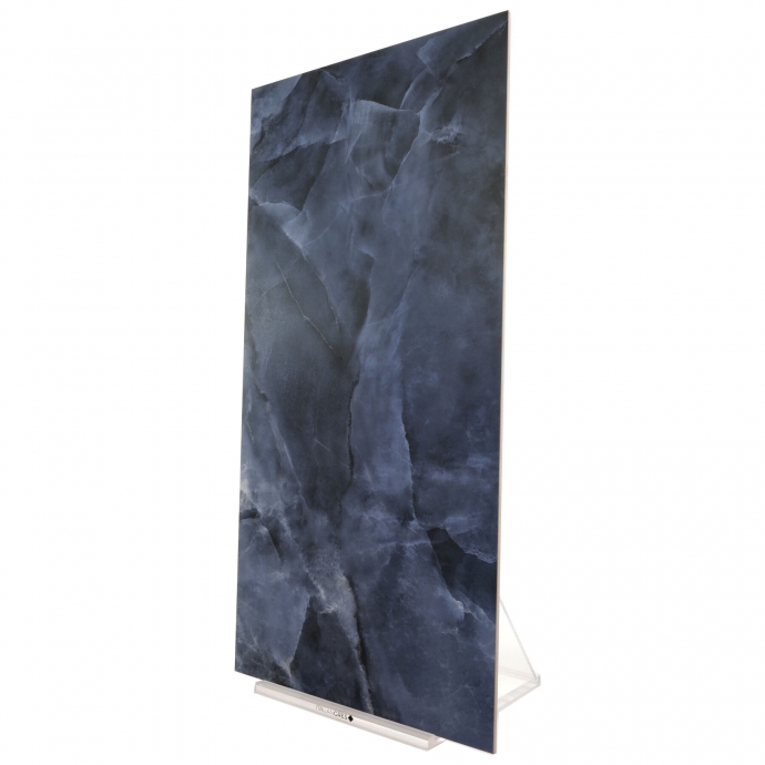 Blue matt marble