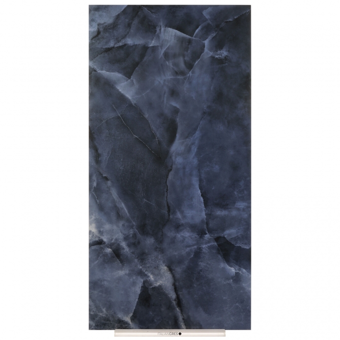 Blue matt marble