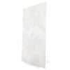 White semi polished marble