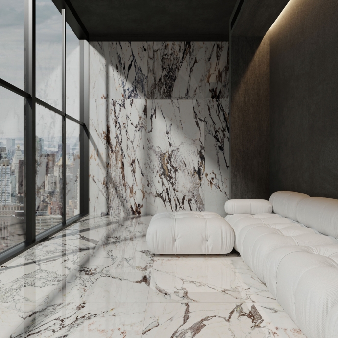 Breccia glossy Marble