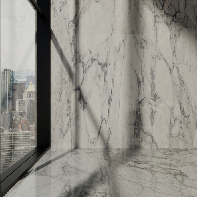 Calacatta Extra glossy marble