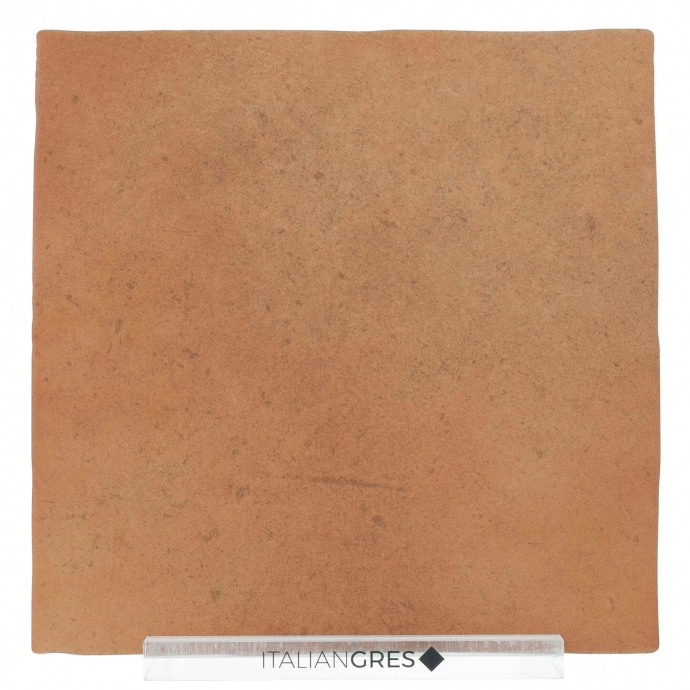 Terracotta effect floor tiles bronze