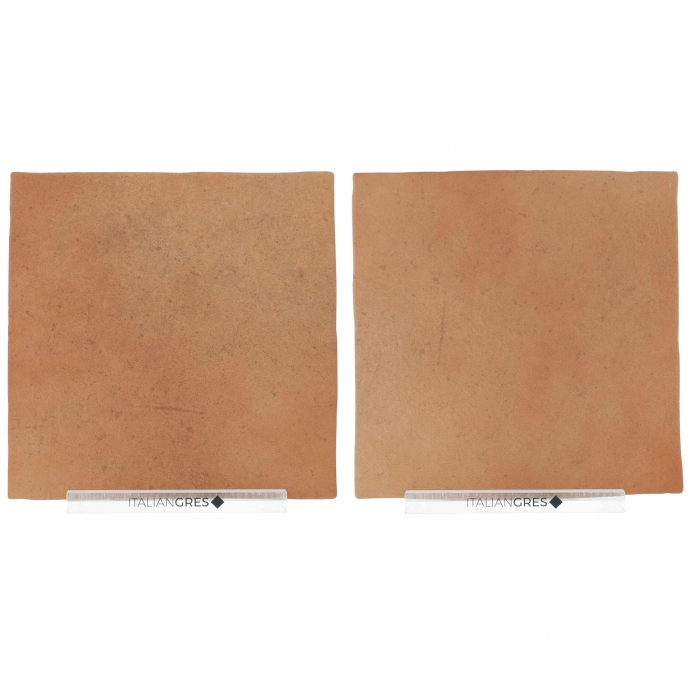 Terracotta effect floor tiles bronze