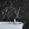 Elegant black matt marble