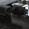 Elegant black glossy marble