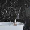 Elegant black glossy marble