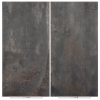 Oxidized iron tile black