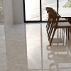 Crosscut beige travertine glossy marble