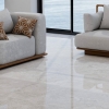 Crosscut pearl travertine glossy marble