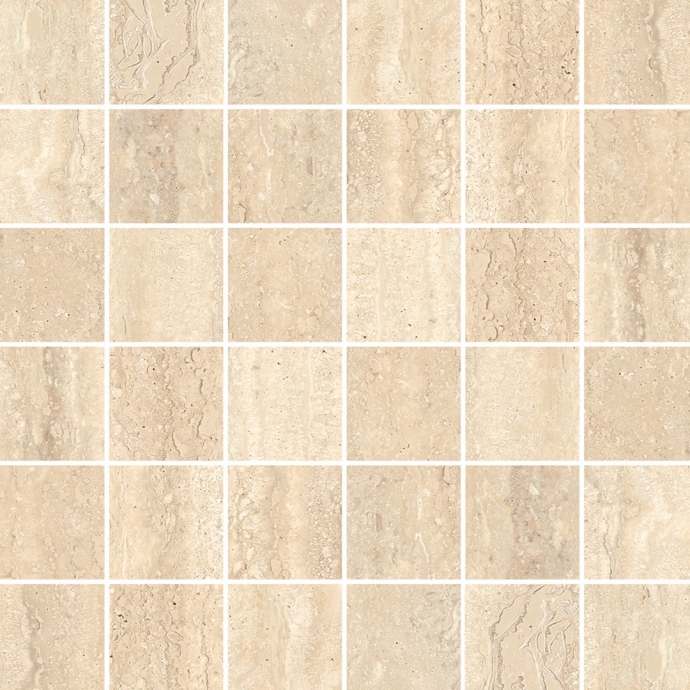 Classic Roman Travertine Mosaic