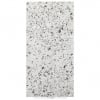 Classic venetian terrazzo floor white and black