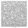 Classic venetian terrazzo floor grey and white for outdoor