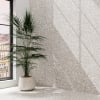 Classico terrazzo veneziano marrone chiaro e bianco