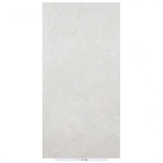 Crosscut white travertine textured