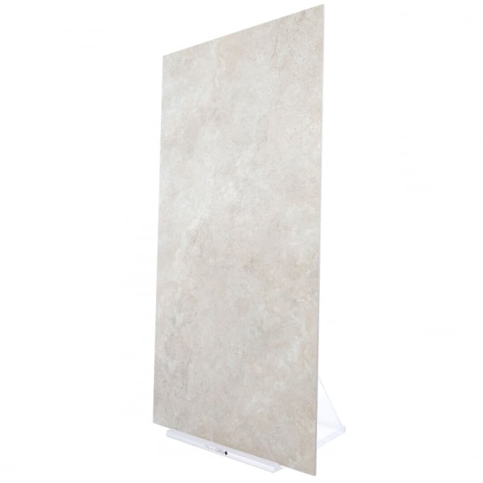 Crosscut almond travertine textured