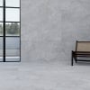 Crosscut grey travertine textured