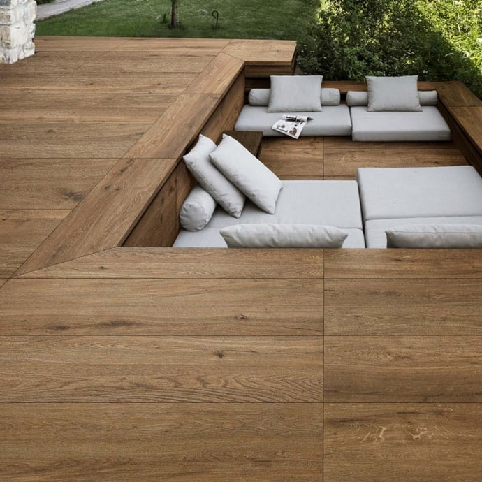 Legno chiaro essenziale castagno 20 mm outdoor