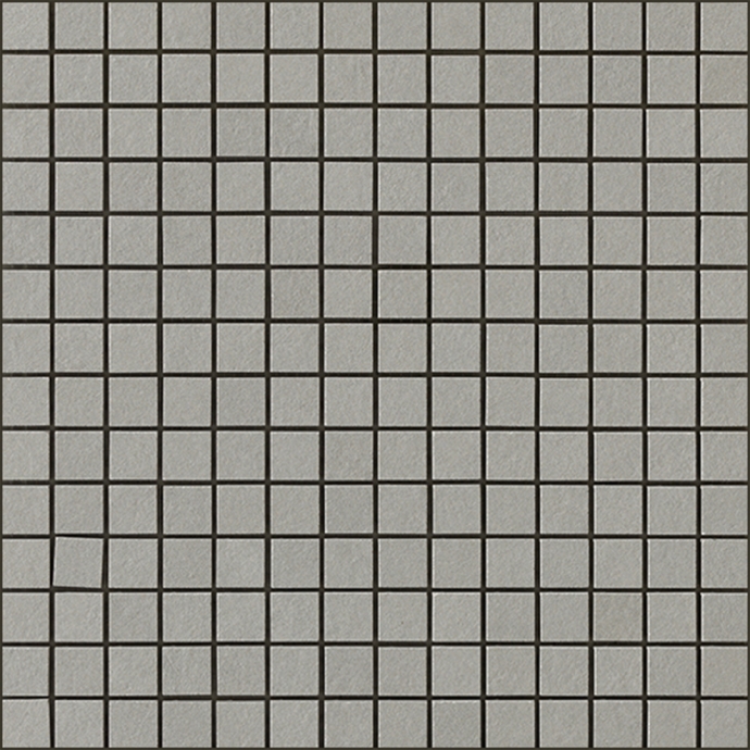 Mosaico 2x2 cm Cemento Grigio