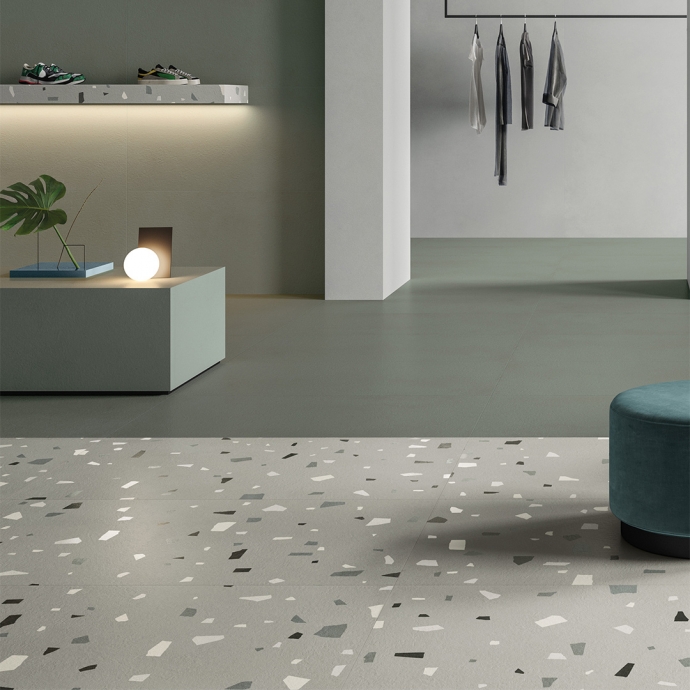 Terrazzo veneziano geometrico Grigio