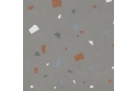 Anthrazitfarbener venezianischer geometrischer Terrazzo