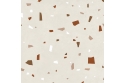 Ivoryfarbener venezianischer geometrischer Terrazzo