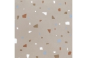 Puderfarbener venezianischer geometrischer Terrazzo