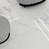 Marble effect tiles - White melange