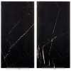 Glossy marble black melange