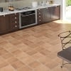 Terracotta effect floor tiles copper