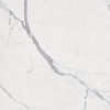 Glossy Statuario marble with diagonal grey lines