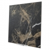 Black glossy marble with beige veins