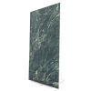 Green semi polished marble