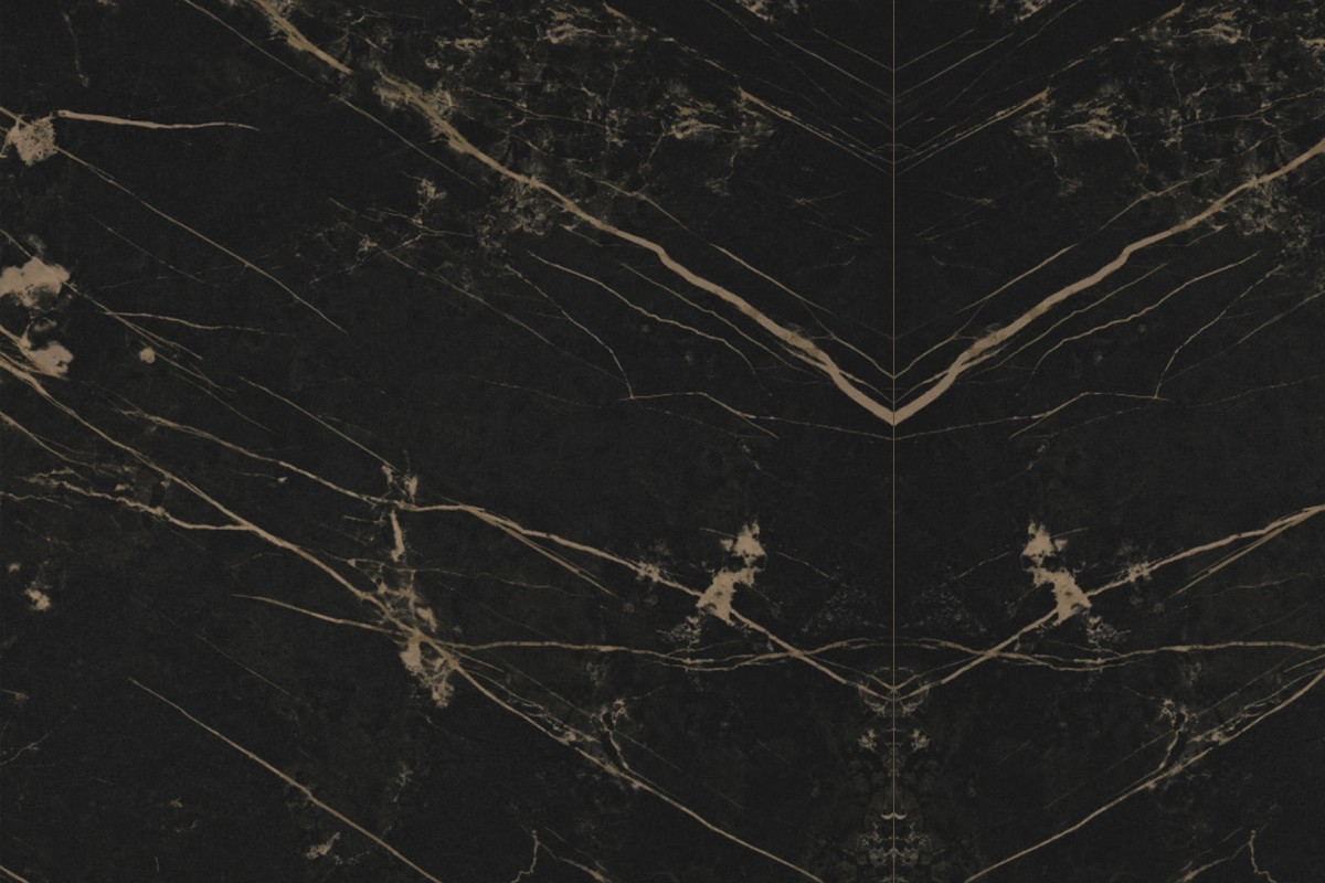 Marble Effect Tiles Black Porcelain Stoneware With Mass Colouri