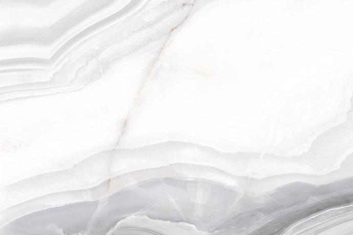 White semi polished marble