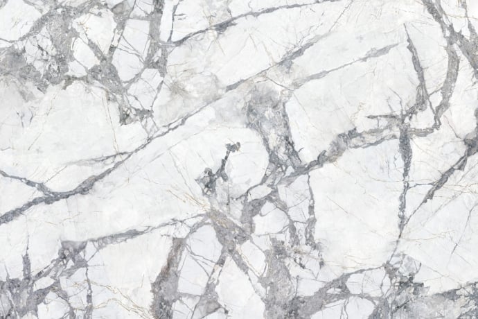 White and grey marble