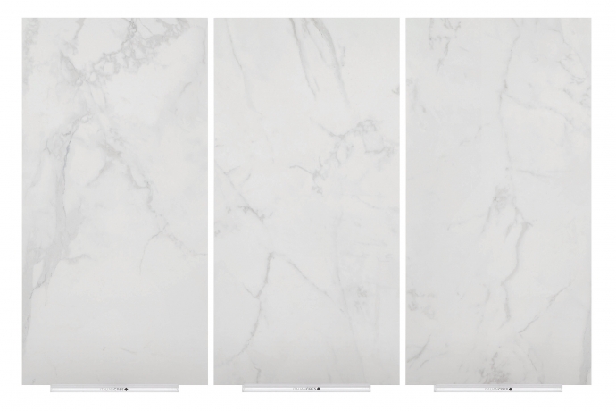 Matt marble white melange