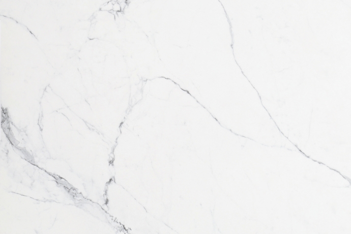 Matt Statuario marble with diagonal grey lines