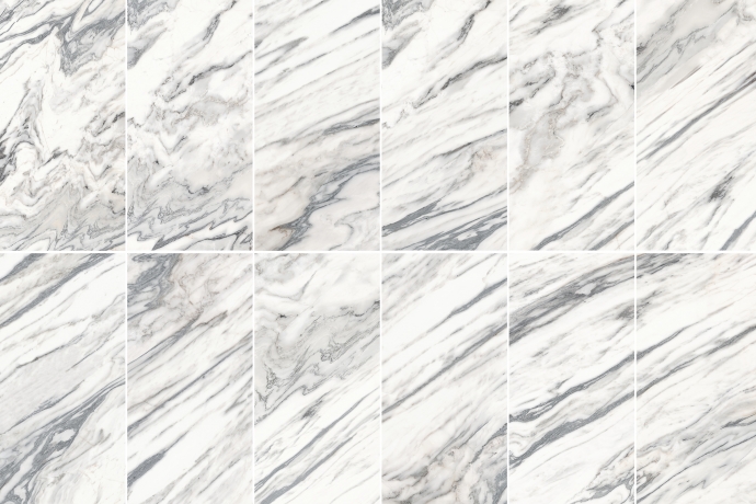 Bianco Arni glossy marble