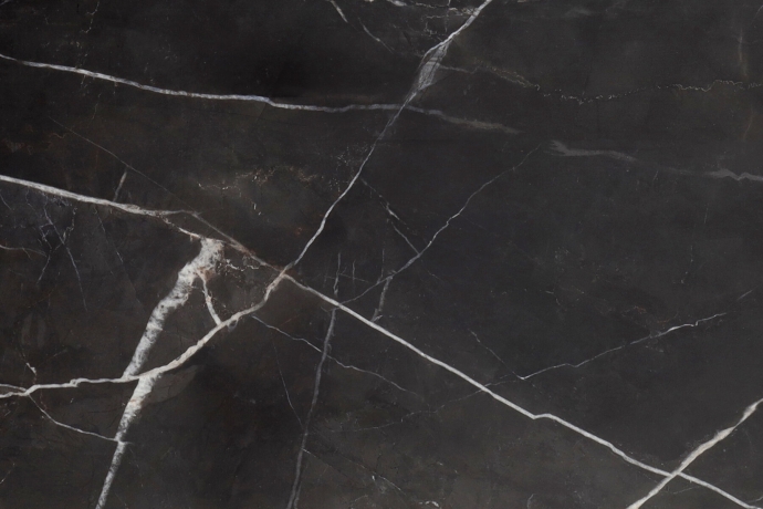 Calacatta Black glossy marble