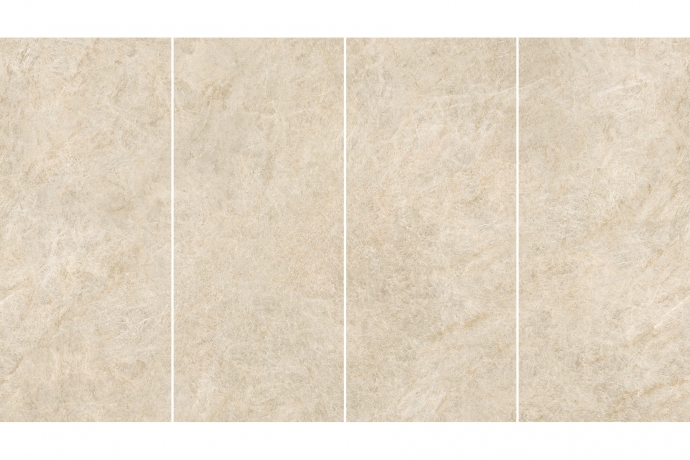 Grandes dalles en marbre Royal mat beige