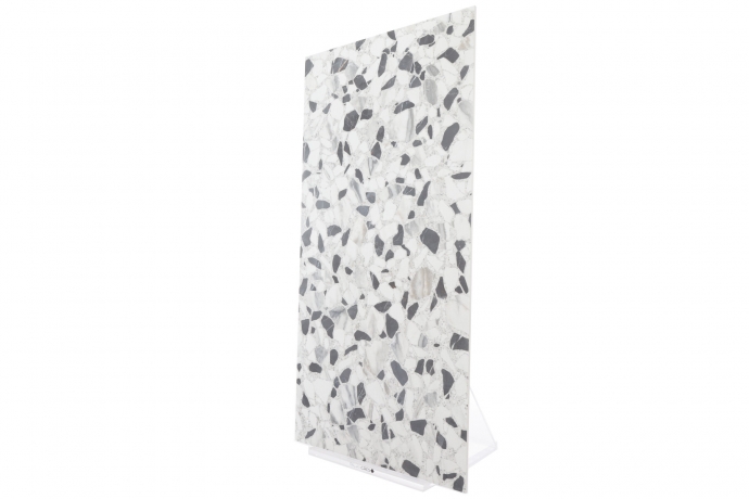 Terrazzo black matt