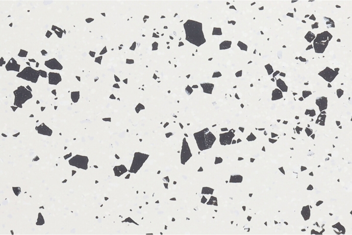 Terrazzo White Glossy Full-Body