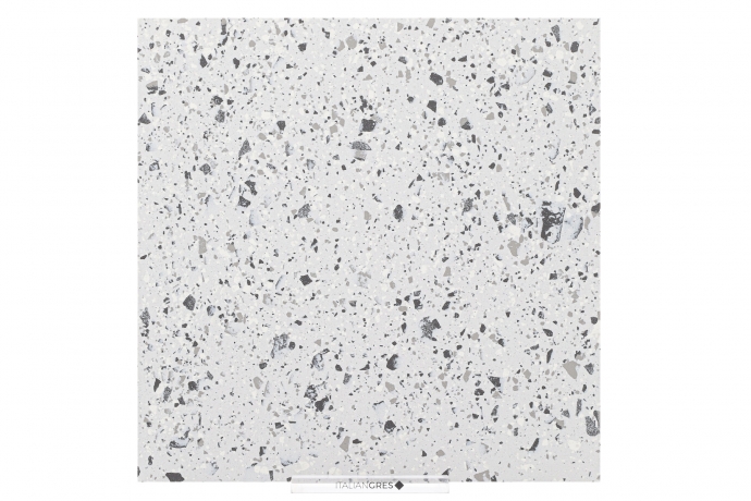 Terrazzo Argent Mat Pleine masse