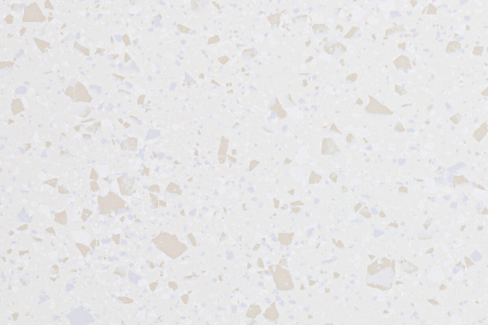 Matter Beige Terrazzo Ganzkörper